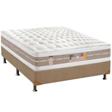 Imagem de Cama Box Casal: Colchão Molas Ensacadas Castor Pocket Silver Star Air 