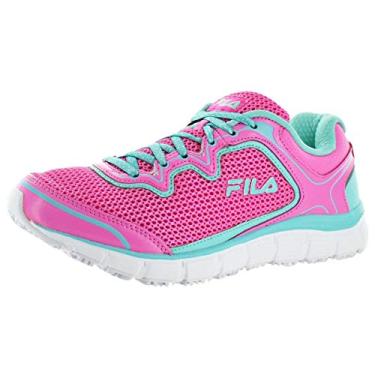 Imagem de Fila Tênis de trabalho feminino Memory Fresh Start antiderrapante, Sgpl/Arbl/Branco, 9.5 B - Medium