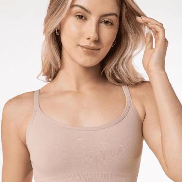 Imagem de Sutiã Top Loba Power Básico Sem Costura 41018-001, Natural, P