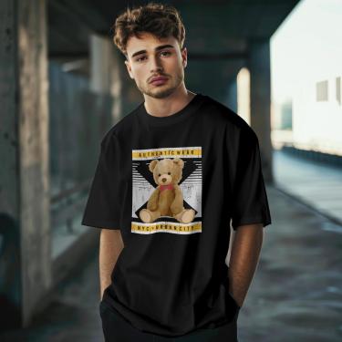 Imagem de Camiseta Casual Masculina Authentic Wear Manga Curta em Algodão do P ao G1-Masculino