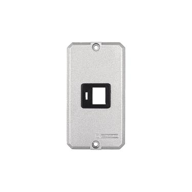 Imagem de Tampa para Condulete 1/2 e 3/4 Tramontina com 1 Posto com Suporte para RJ e com Pintura