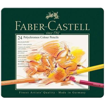 Imagem de Lápis de cor 24 cores Polychromos 110024 Faber-Castell