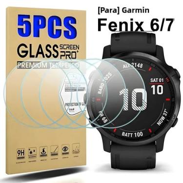 Imagem de Protetores De Tela De Vidro Temperado HD Para Smartwatch Garmin Fenix 