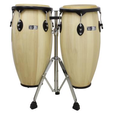 Imagem de Par de Congas 11 e 12 Natural com Suporte New York