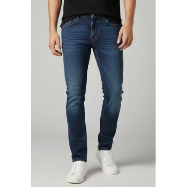 Imagem de Calça Jeans Masculina Slim Premium Polo Wear Jeans Escuro, Jeans escur