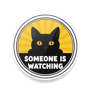 Imagem de Adesivo Decorativo para Carro e Moto, Modelo Gatinho (Adesivo50)