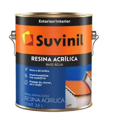 Imagem de Resina Acrilica Base Agua Cor Ceramica Telha 3,6l Suvinil