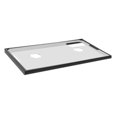 Imagem de Bothyi Tampa da tampa do tanque tampa do tanque com moldura anti-salto, instalação simples, capa superior de aquário de acrílico resistente com orifícios de alimentação, para 40, 40 cm x 22,5 cm x 1,2