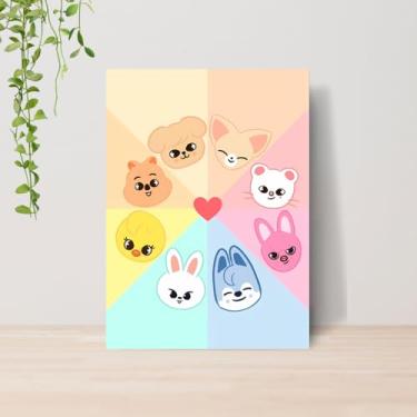 Imagem de Genérico, Quadro Decorativo Kpop Stray Kids A4 | Placa MDF 006
