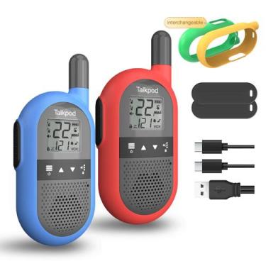 Imagem de Pacote de 2 Walkie Talkies Talkpod F40 para crianças/adultos de 5 milh