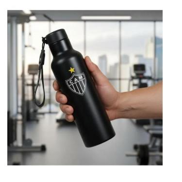 Imagem de Garrafa steam 750ml alumínio atlético - brasfoot