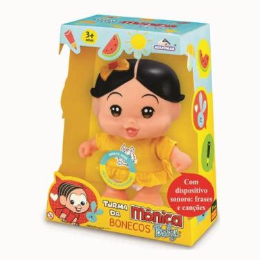 Imagem de Boneca Magali Baby Fala Frases Criativas Turma Da Monica - Adijomar