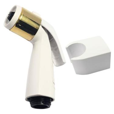 Imagem de Duchinha Gatilho Para Ducha Activa Deca Branca Com Dourado - 4906303DO