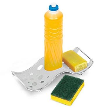 Imagem de Porta Detergente, Sabão E Esponja Onda Branco N336-4 - Nique - Niquela