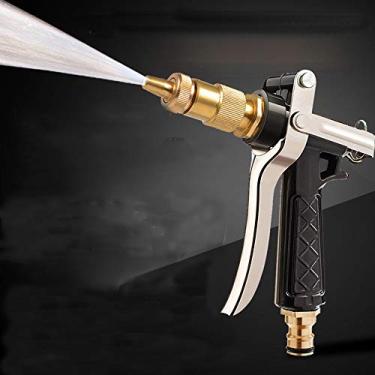 Imagem de Pistola de Água Para Lavagem de Carros de Alta Pressão, Ferramentas Para Lavagem de Carros Domésticos, Pistola de Água Para Regar Flores, Pistola de Água Para Lavagem de Carros de Metal Com O (Ex