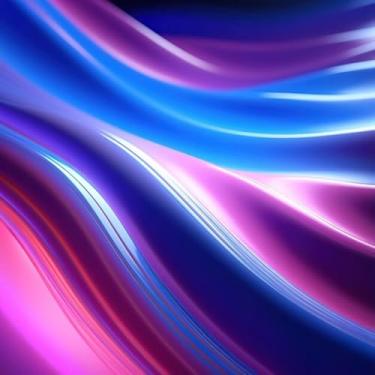 Imagem de Quadro Decorativo Abstrato Colorido com Estampa Vibrante em Tons de Roxo e Amarelo - Arte Moderna para Decoração de Parede 40x40cm