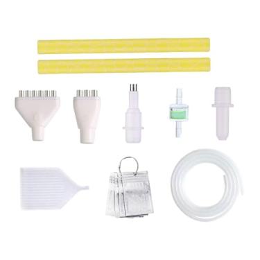 Imagem de Esquirla Caneta para pintura com diamantes DIY, compacta, com bandeja de armazenamento, filtro e tubo a vácuo, ideal para projetos detalhados de pintura com, Caneta Crack Amarela