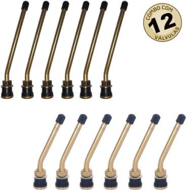 Imagem de 12 - Bico Válvula Roda Raiada Pneu Sem Câmera Caminhão - Rotta 376