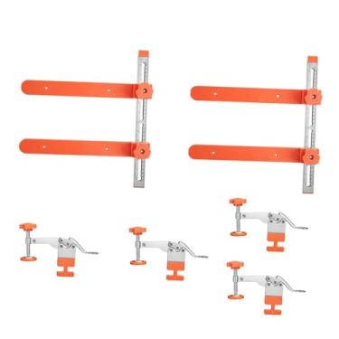 Imagem de MotiveTech Dispositivo para Inserção de Corrediças de Gaveta com Grampo de Alavanca, Ferramenta Portátil para Acessórios de Armários, Ajustável para Oficina, Côm, 6 peças