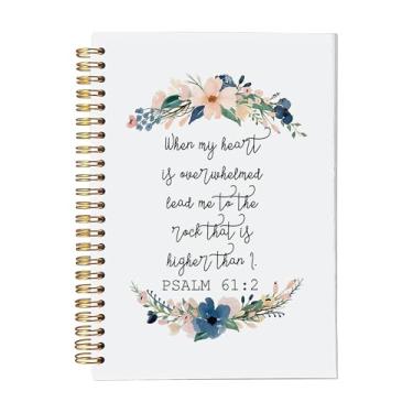 Imagem de Diários Cristãos para Mulheres - Versículo Bíblico Escrituras A5 Cadernos Espirais Capa Dura, Diário de Energia de Menina Cristã para Tomar Notas, Escrever Oração, Presentes Baseados em Fé Religiosa