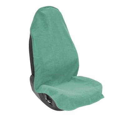 Imagem de Sandfren Capa de assento de toalha de carro, antiderrapante impermeável, toalha de suor protetor de assento dianteiro, capa de proteção de cadeira automotiva lavável, universal para caminhão SUV RV
