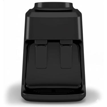 Imagem de bebedouro de Água Automático em Preto, Design Moderno, Recipiente para Bebidas, Base Antiderrapante