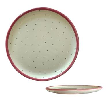 Imagem de Tigela Bowl Cumbuca Formato De Fruta Sobremesa Cerâmica Caldo Sopa Sorvete Açai Cozinha Nova (PRATO PITAYA 23cm)