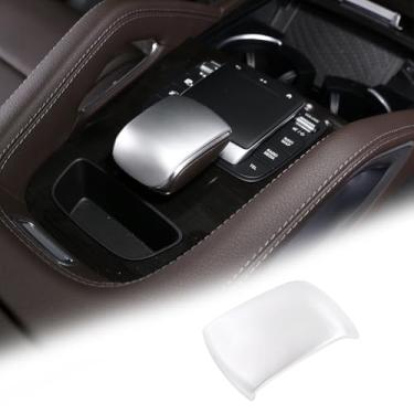 Imagem de Tumukiw Painel do console central do carro com acabamento da capa da moldura compatível com Mercedes Benz GLS Class X167/GLE Class W167/GLE Coupe C167 2020-2025 (prata, centro)