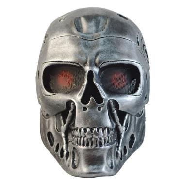 Imagem de Resina de máscara robótica Halloween Cosplay Terminator T800 660g