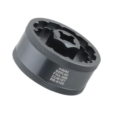 Imagem de simhoa Extrator de Movimento Central 5 em 1 para Bicicleta, Extrator de Pedivela, Ferramenta de Remoção de Movimento Central à Ferrugem e ao, Cinza