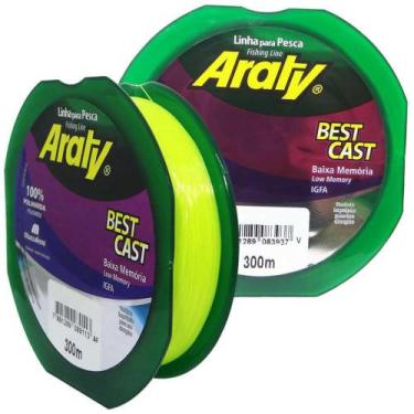 Imagem de Linha Araty Best Cast Amarela 0.40mm 11.0kg - 300mts - Mazzaferro