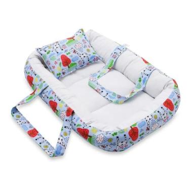 Imagem de Berço Portátil Ninho Redutor Bebê FLORESTA - CLICK TUDO