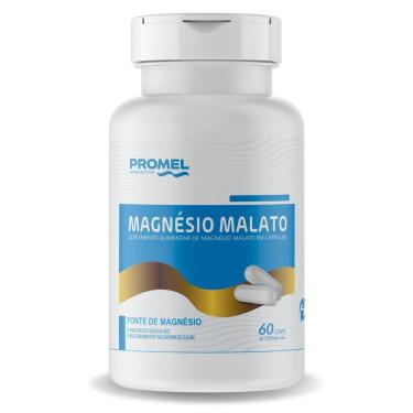 Imagem de Magnésio Malato 60 Capsulas de 500mg Promel-Unissex