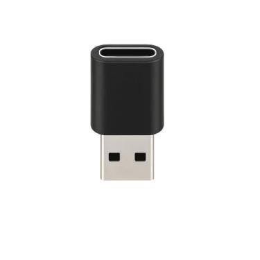 Imagem de Adaptador USB Tipo C Fêmea para USB 2.0 Conversor OTG Universal Compatível com Carregamento e Transferência de Dados