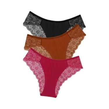 Imagem de Conjunto De Calcinhas De Renda De Cintura Baixa Para Mulheres WarmStep