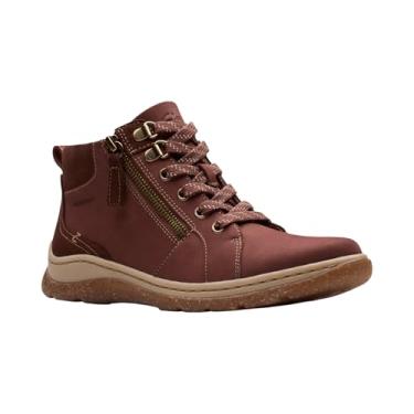 Imagem de Clarks Bota Chelsea feminina Orlene Top impermeável, Nobuck marrom britânico, 6.5 Wide