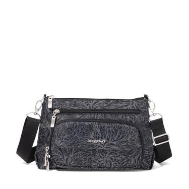 Imagem de Bolsa tiracolo feminina original para uso diário, 28 x 18 cm, proteção RFID, leve, nylon, com zíper