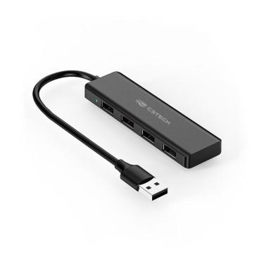 Imagem de HUB USB 2.0 - 4 Portas - Preto - C3Tech HU-230BK