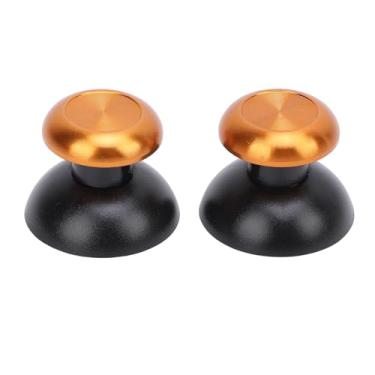 Imagem de aqxreight Atualize Seu Jogo Com 6 Botões de Metal para Substituição do Controlador, Incluindo Tampas Padrão e de Cúpula (Ouro)