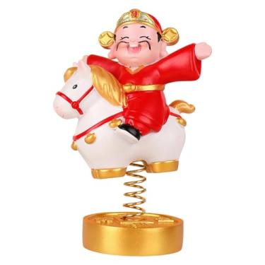 Imagem de Fenteer Enfeite de Natal Lunar com a Estátua do da Riqueza - Peça Colecionável Leve e Criativa para Decoração de Festas da Primavera, Ideal para Quarto e, Style B