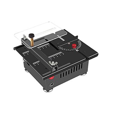 Imagem de Serra de Mesa Elétrica para 100W Multifuncional com Corte e Ângulo Ajustáveis Profundidade 16MM Madeira Plástico Alta Potência Eficiente Portátil Prática Fácil Operar