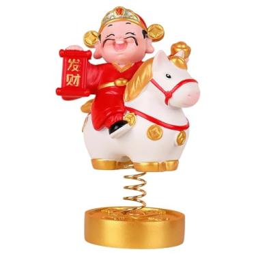 Imagem de Fenteer Enfeite de Natal Lunar com a Estátua do da Riqueza - Peça Colecionável Leve e Criativa para Decoração de Festas da Primavera, Ideal para Quarto e, Style a