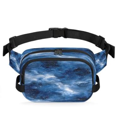 Imagem de Pochete abstrata de mármore dourado para mulheres e homens com alça ajustável bolsa transversal bolsa de peito bolsa tiracolo bolsa tiracolo, Cor 24