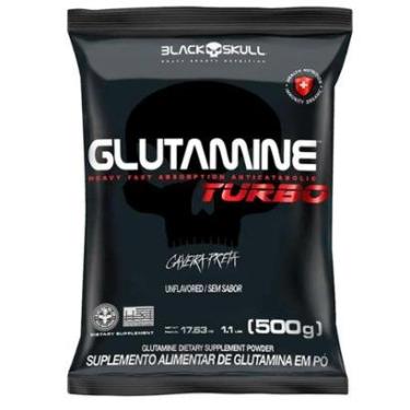 Imagem de Glutamina Turbo 500g - Black Skull-Unissex