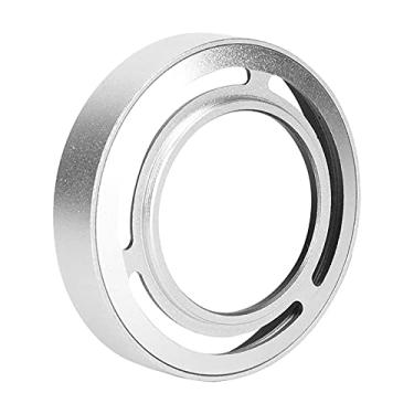 Imagem de Generic Capa de Lente de Câmera Em Liga Durável Removível para Fuji X10/X20/X30, Proteção contra Influência de Luz para Fotografia Noturna, Calibre de Lente de 1,57 Polegadas, Preto (Prata)