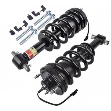 Imagem de Conjunto de amortecedores dianteiros, 2 peças, suspensão magnética de controle de passeio, compatível com Cadillac Escalade Chevy Tahoe Suburban Silverado GMC Sierra 1500 Yukon XL 84176631 2015-2020
