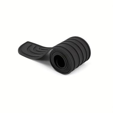 Imagem de Adesivos de para-choque de carro de 41 pol, protetor de para-choque traseiro, borracha antiarranhões e abrasão, protetor de peitoril de entrada de porta de porta-malas, tira de proteção antiderrapante