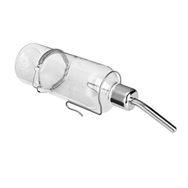 Imagem de Alomejor Dispensador de água para Animais de Estimação, Garrafa de Alimentação de água Suspensa Automática Com Bico de Bola de Aço Inoxidável para Hamsters, Pássaros (L)
