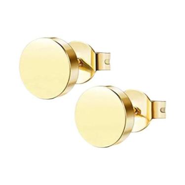 Imagem de Brincos De Argola Cruzados Em Aço Inoxidável Preto, Prata E Dourado Co