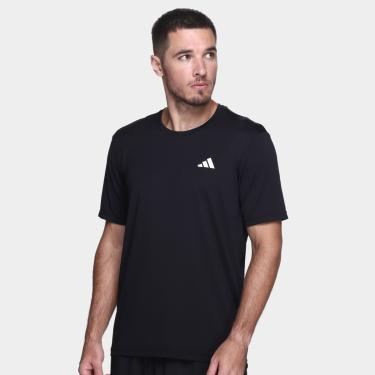 Imagem de Camiseta Adidas Own The Run 3 Listras Masculina-Masculino